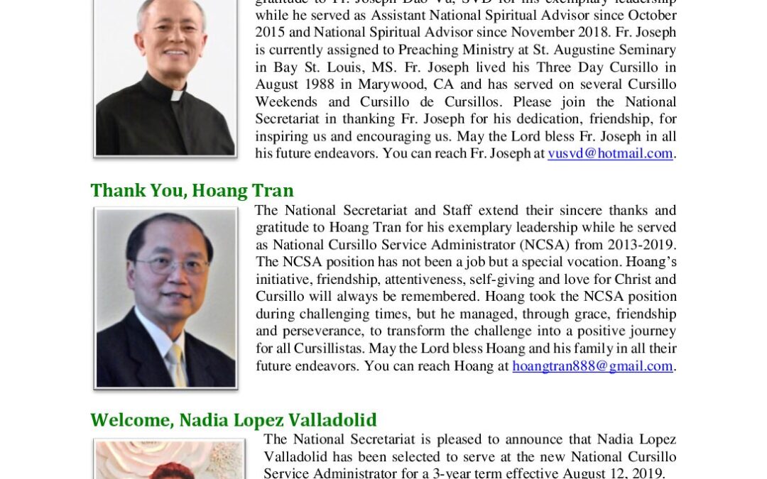 2019-August-Newsletter- English