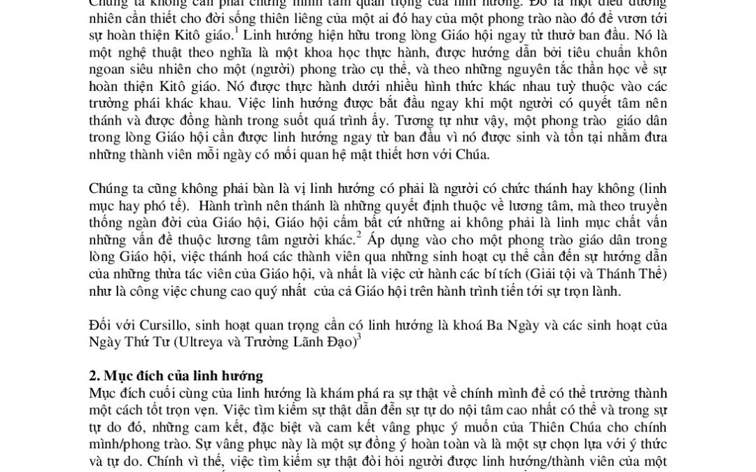 Vai Trò Linh Hướng