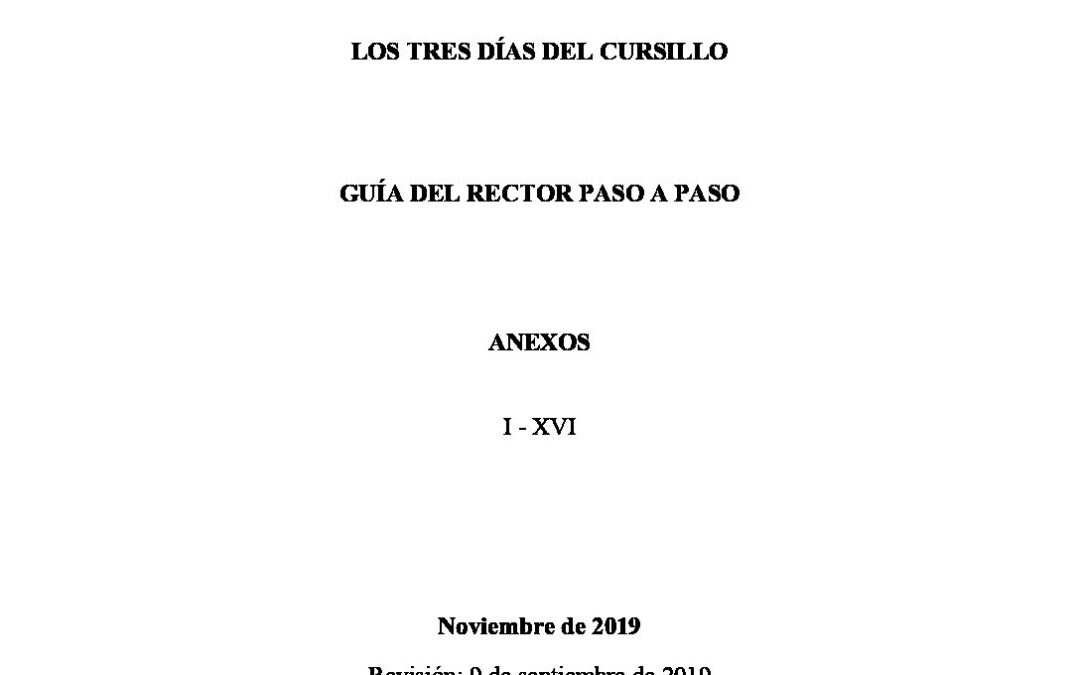 Anexos I-XVI rev. 0312020