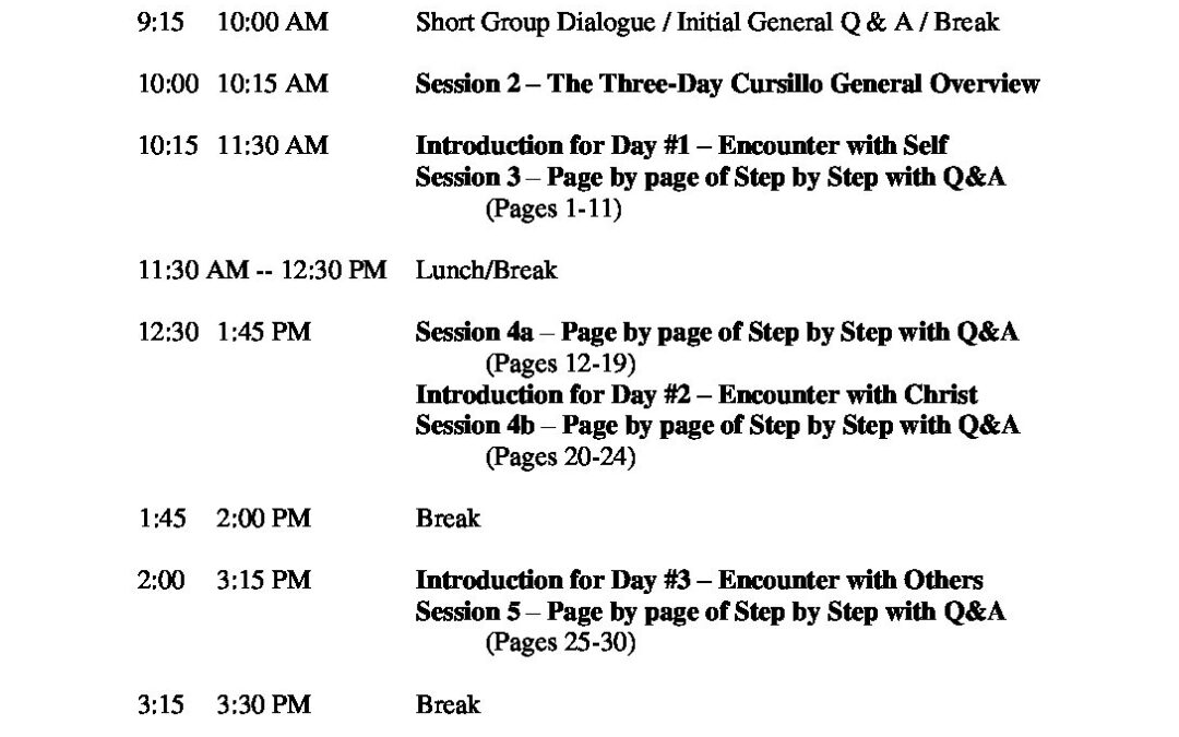 Workshop General Schedule_Step by Step